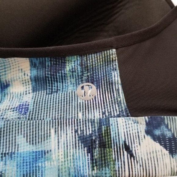 Lululemon Speed Up Sports Bra Sun Dazed Multi Blue Mesh Racerback 8 - Picture 11 of 15